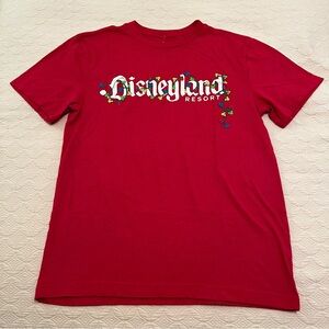 Disneyland Resort DLR Christmas Santa Unisex Short Sleeve T-Shirt (size Small)
